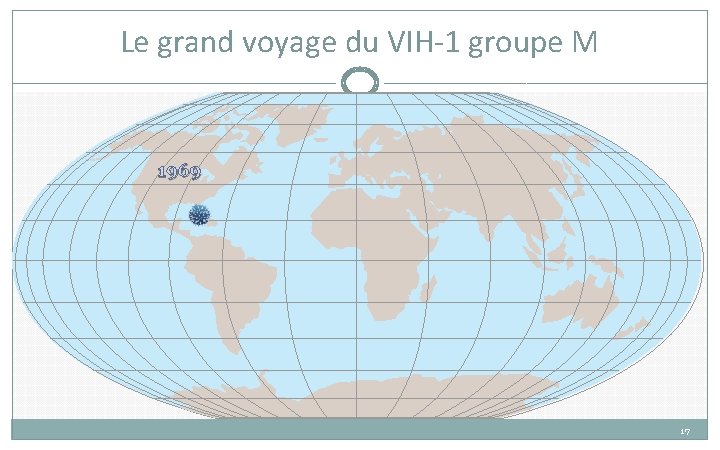 Le grand voyage du VIH-1 groupe M 1969 17 Le grand voyage du VIH-1 groupe M 1969 17