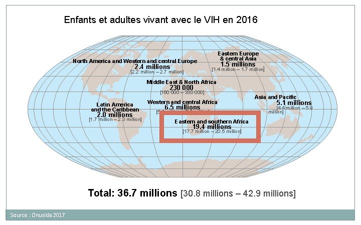 Enfants et adultes vivant avec le VIH en 2016 Eastern Europe & central Asia Enfants et adultes vivant avec le VIH en 2016 Eastern Europe & central Asia