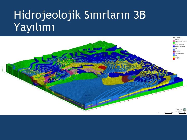 Hidrojeolojik Sınırların 3 B Yayılımı 