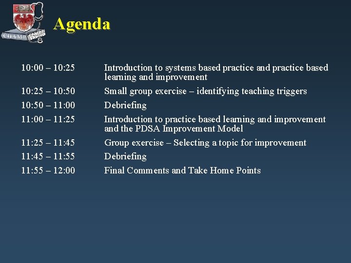 Agenda 10: 00 – 10: 25 – 10: 50 – 11: 00 – 11: Agenda 10: 00 – 10: 25 – 10: 50 – 11: 00 – 11: