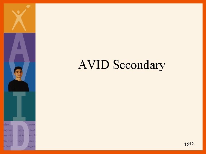 AVID Secondary 1212 