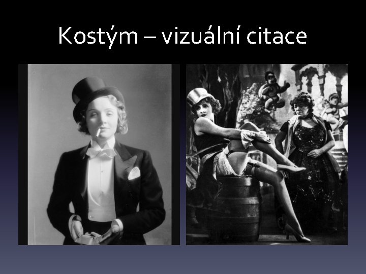 Kostým – vizuální citace 