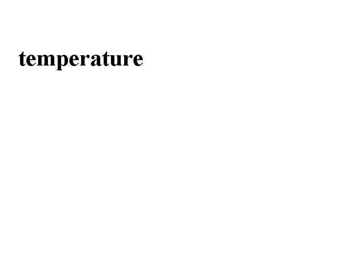 temperature 