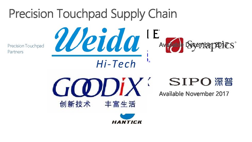 Precision Touchpad Partners 