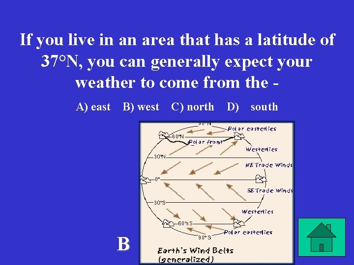 If you live in an area that has a latitude of 37°N, you can