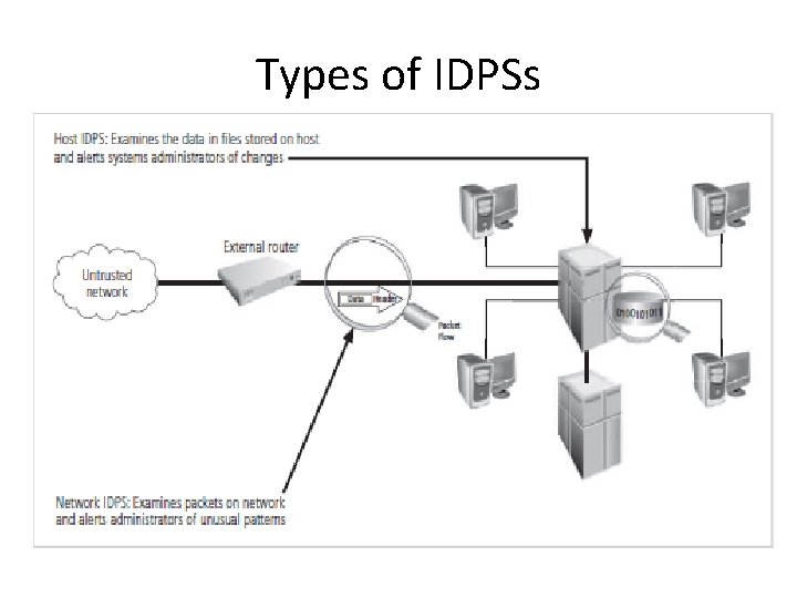 Types of IDPSs 