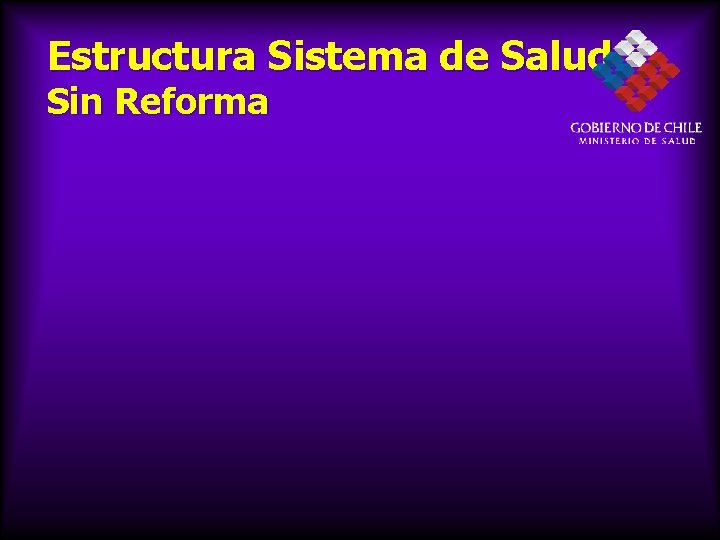 Estructura Sistema de Salud Sin Reforma 