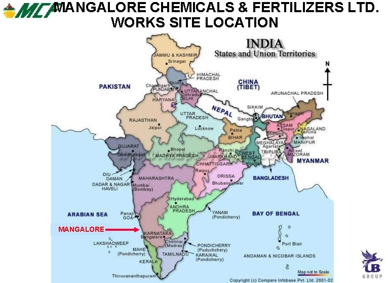 MANGALORE CHEMICALS & FERTILIZERS LTD. WORKS SITE LOCATION MANGALORE MANGALORE CHEMICALS & FERTILIZERS LTD. WORKS SITE LOCATION MANGALORE