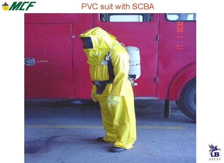 PVC suit with SCBA PVC suit with SCBA