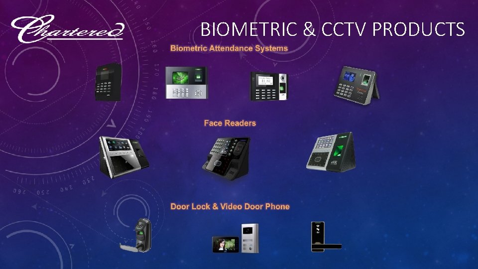 BIOMETRIC & CCTV PRODUCTS 