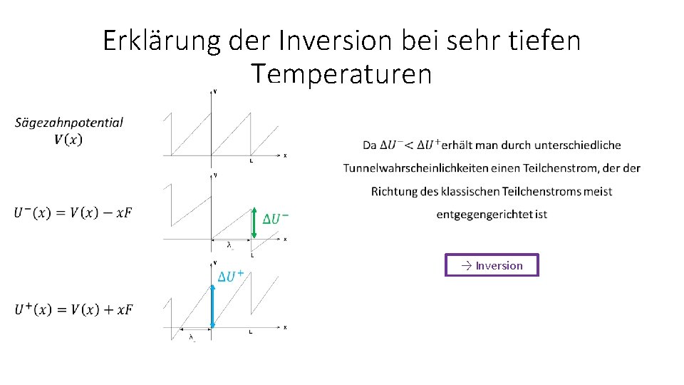 Erklärung der Inversion bei sehr tiefen Temperaturen → Inversion 