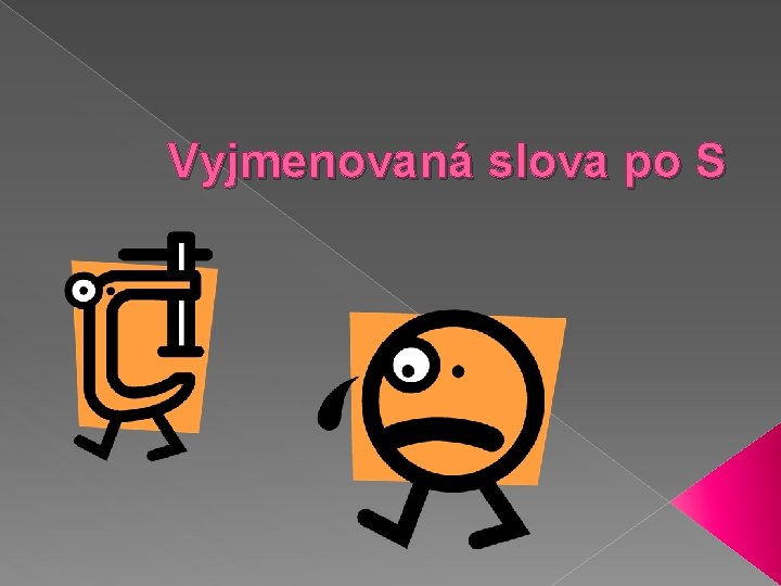 Vyjmenovaná slova po S 