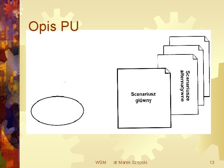 Opis PU WSM dr Marek Szepski 13 