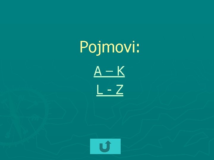 Pojmovi: A–K L-Z 