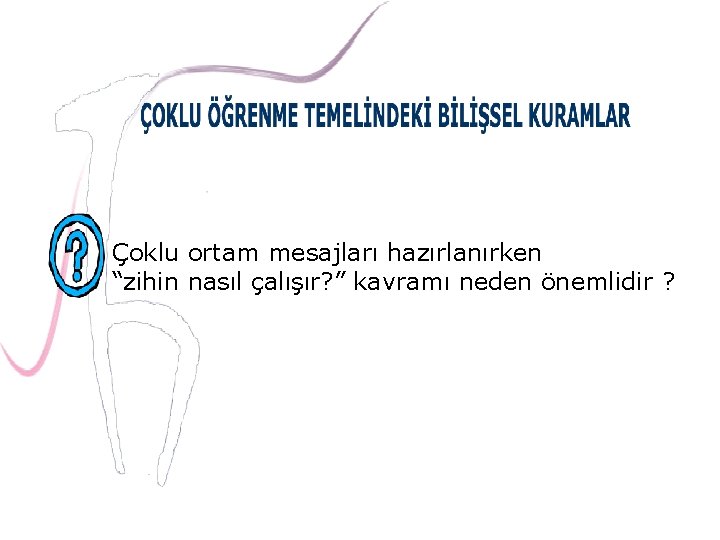 Çoklu ortam mesajları hazırlanırken “zihin nasıl çalışır? ” kavramı neden önemlidir ? 