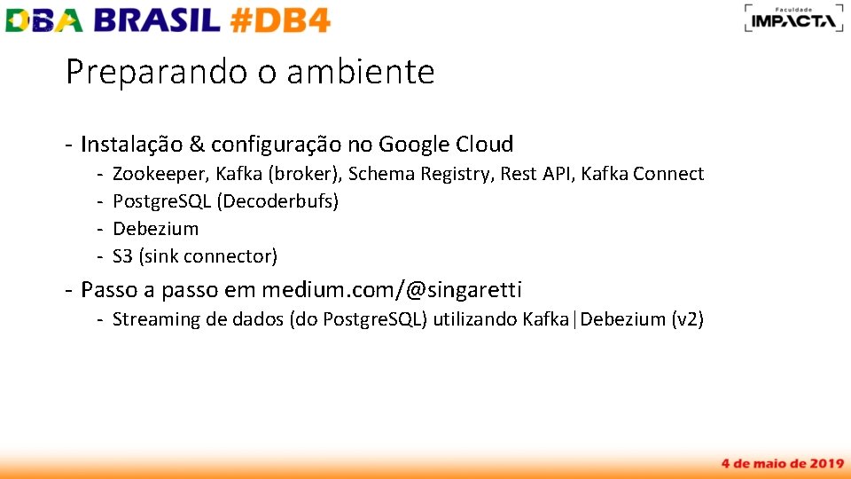 Preparando o ambiente - Instalação & configuração no Google Cloud - Zookeeper, Kafka (broker),