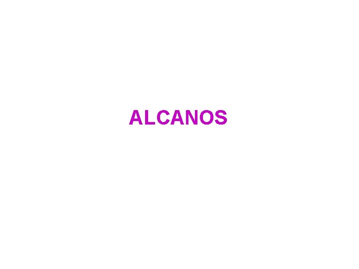 ALCANOS 