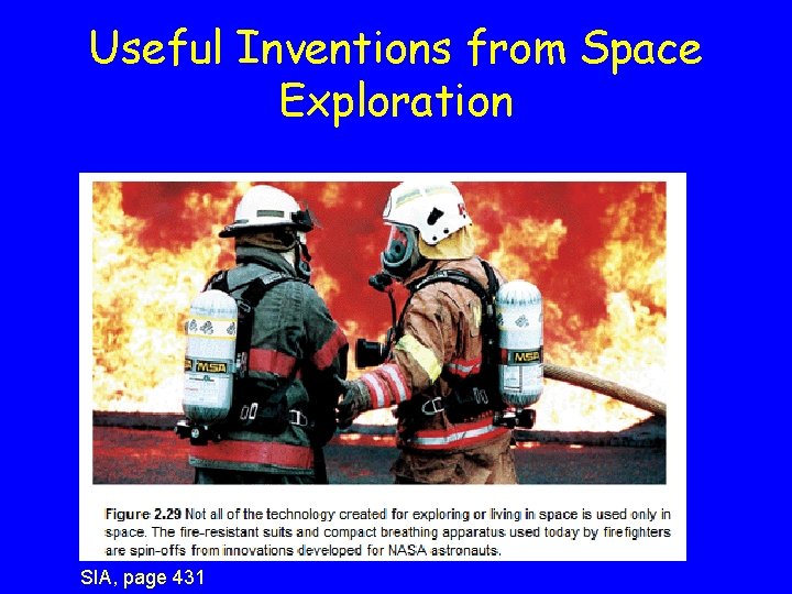 Useful Inventions from Space Exploration SIA, page 431 