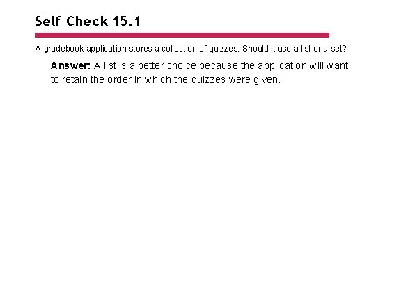Chapter 15 The Java Collections Framework Chapter Goals