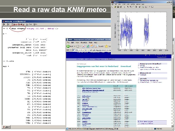 Read a raw data KNMI meteo 