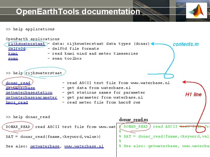 Open. Earth. Tools documentation >> help applications Open. Earth applications rijkswaterstaat - data: rijkswaterstaat