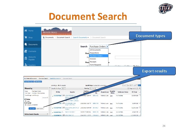 Document Search Document types Export results 24 Document Search Document types Export results 24