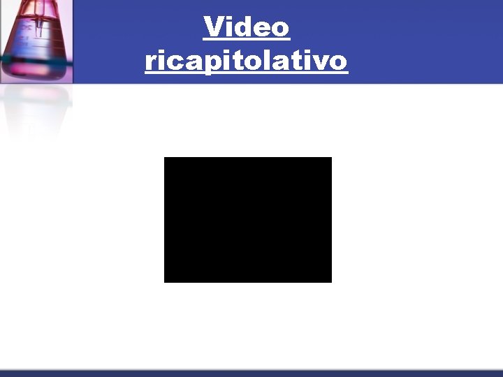 Video ricapitolativo Video ricapitolativo