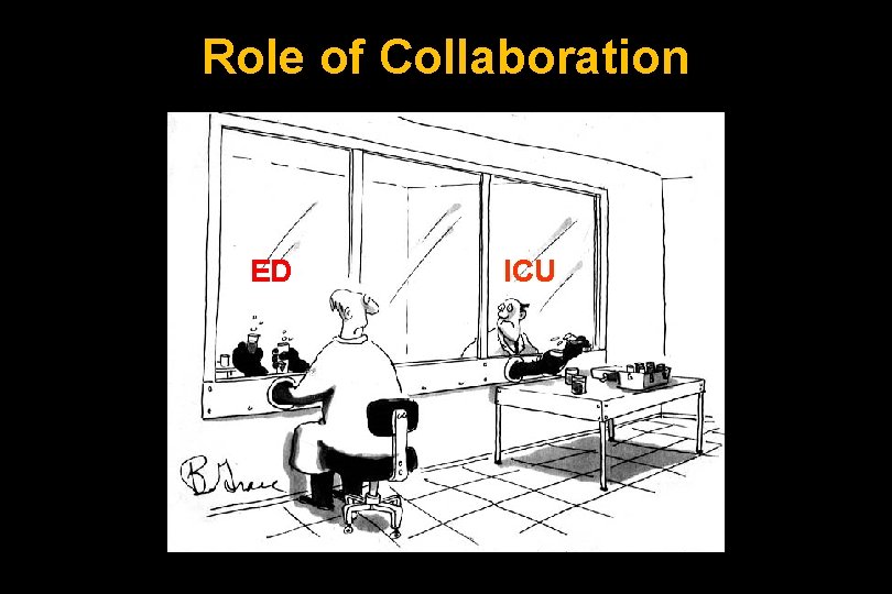 Role of Collaboration ED ICU 