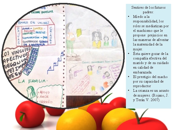  • • Sentires de los futuros padres: Miedo a la responsabilidad, los roles