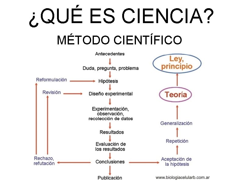 ¿QUÉ ES CIENCIA? MÉTODO CIENTÍFICO 