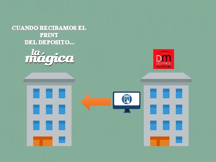 CUANDO RECIBAMOS EL PRINT DEL DEPOSITO… 