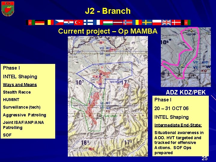 J 2 - Branch Current project – Op MAMBA R C Phase I INTEL J 2 - Branch Current project – Op MAMBA R C Phase I INTEL