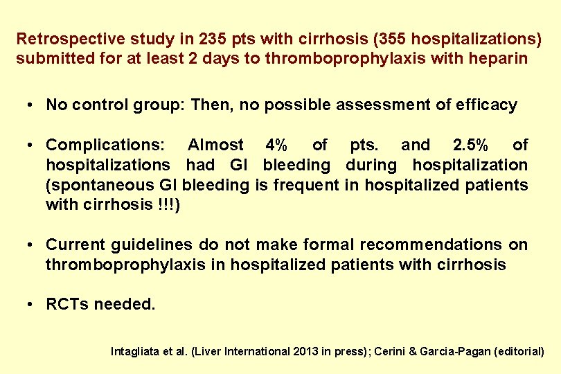 Retrospective study in 235 pts with cirrhosis (355 hospitalizations) submitted for at least 2