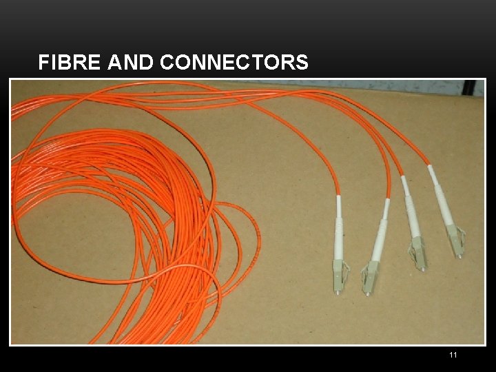 FIBRE AND CONNECTORS 11 