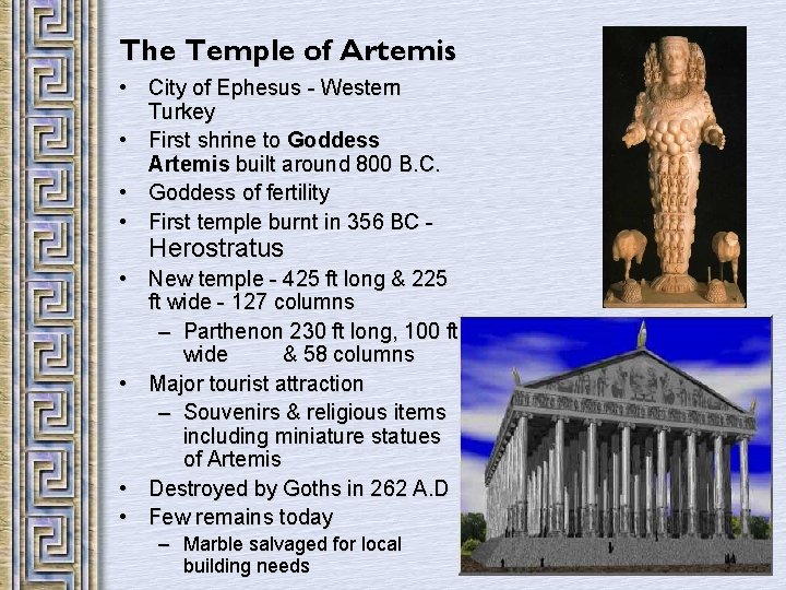 The Temple of Artemis • City of Ephesus - Western Turkey • First shrine