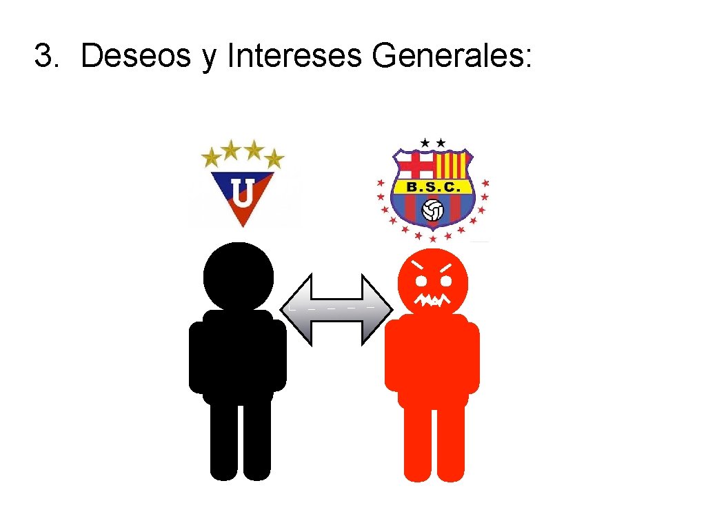 3. Deseos y Intereses Generales: 