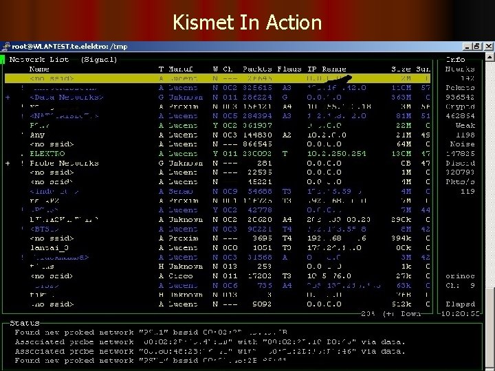 Kismet In Action 