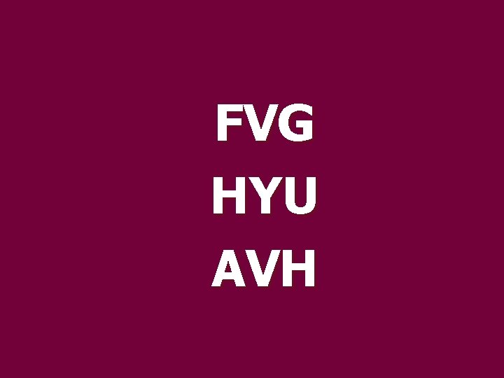 FVG HYU AVH 