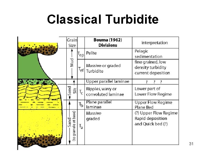 Classical Turbidite 31 Classical Turbidite 31