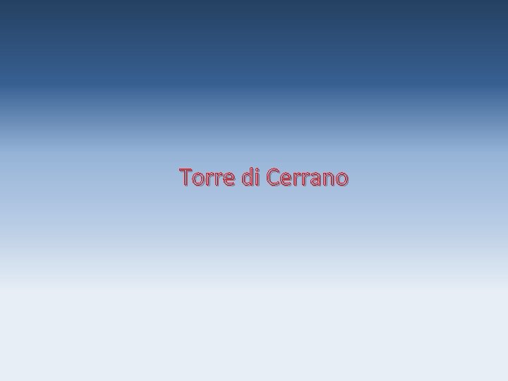 Torre di Cerrano 