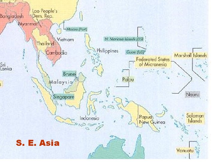 S. E. Asia 