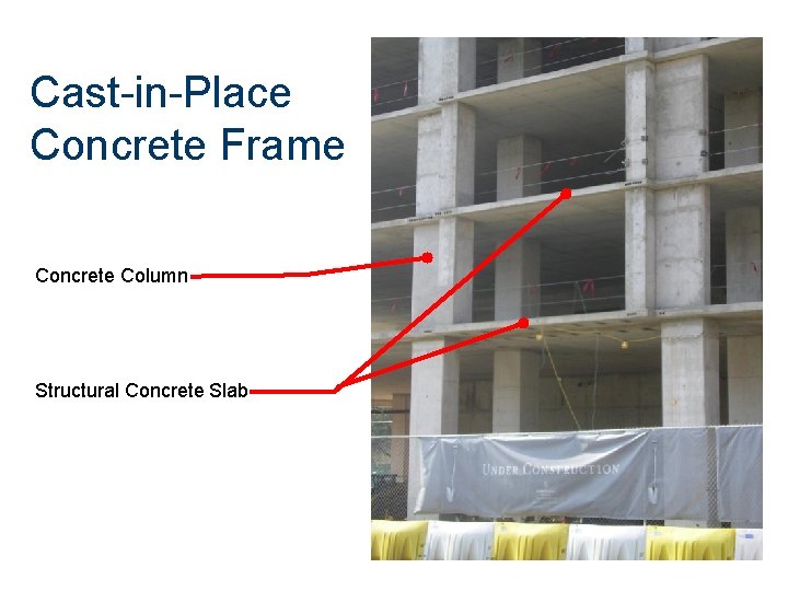Cast-in-Place Concrete Frame Concrete Column Structural Concrete Slab 