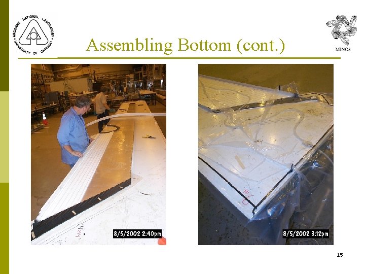Assembling Bottom (cont. ) 15 Assembling Bottom (cont. ) 15
