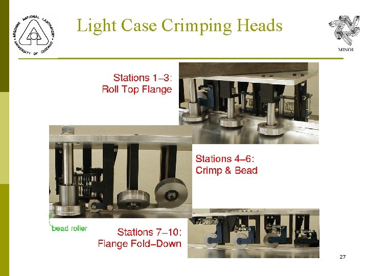 Light Case Crimping Heads 27 Light Case Crimping Heads 27