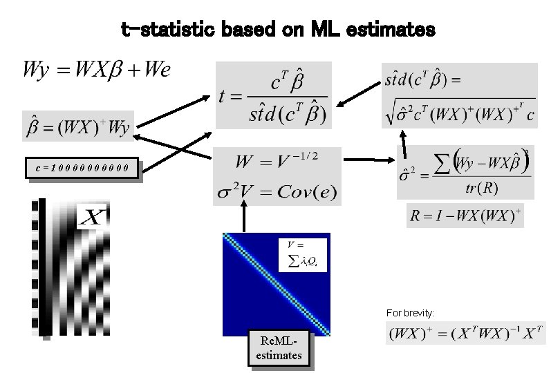 t-statistic based on ML estimates c=100000 For brevity: Re. MLestimates 