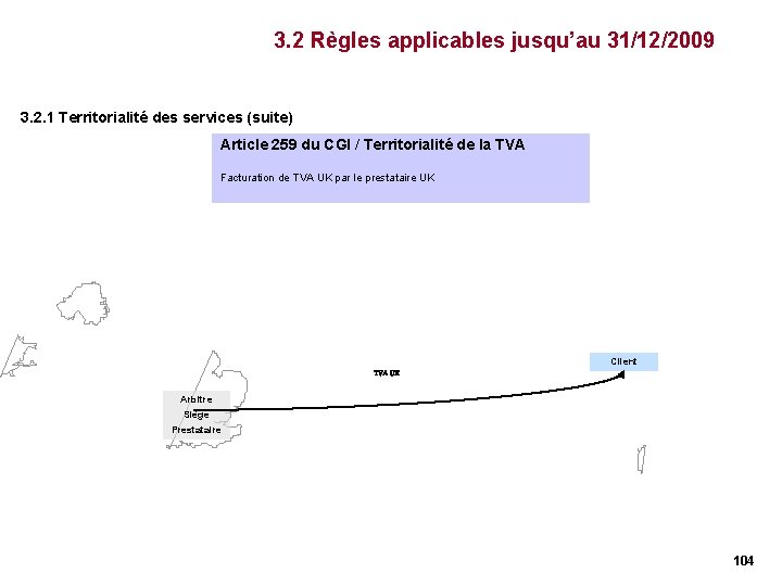3. 2 Règles applicables jusqu’au 31/12/2009 3. 2. 1 Territorialité des services (suite) Article 3. 2 Règles applicables jusqu’au 31/12/2009 3. 2. 1 Territorialité des services (suite) Article