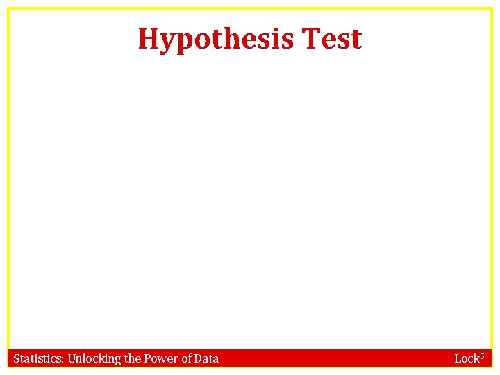 Hypothesis Test Statistics: Unlocking the Power of Data Lock 5 