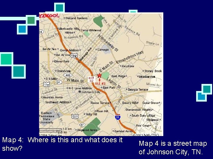 Map 4: Where is this and what does it show? Map 4 is a
