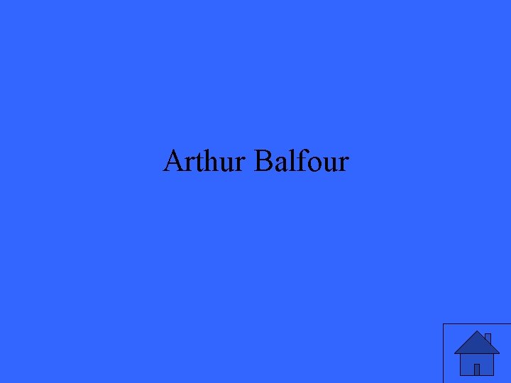 Arthur Balfour 