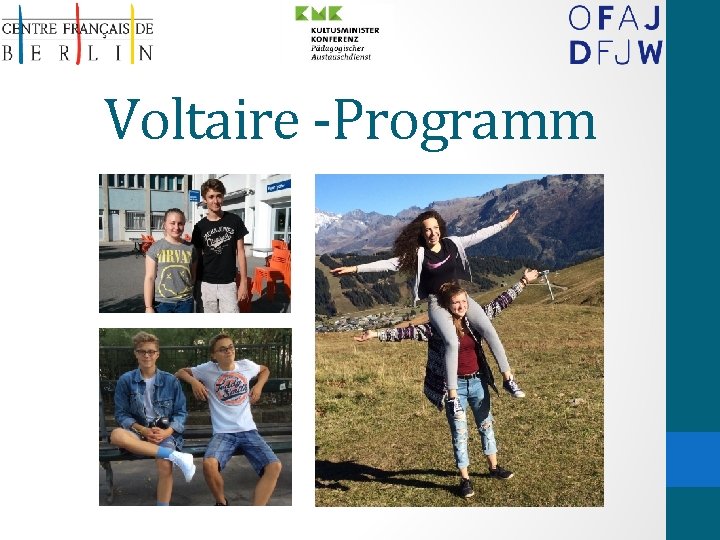 Voltaire -Programm 